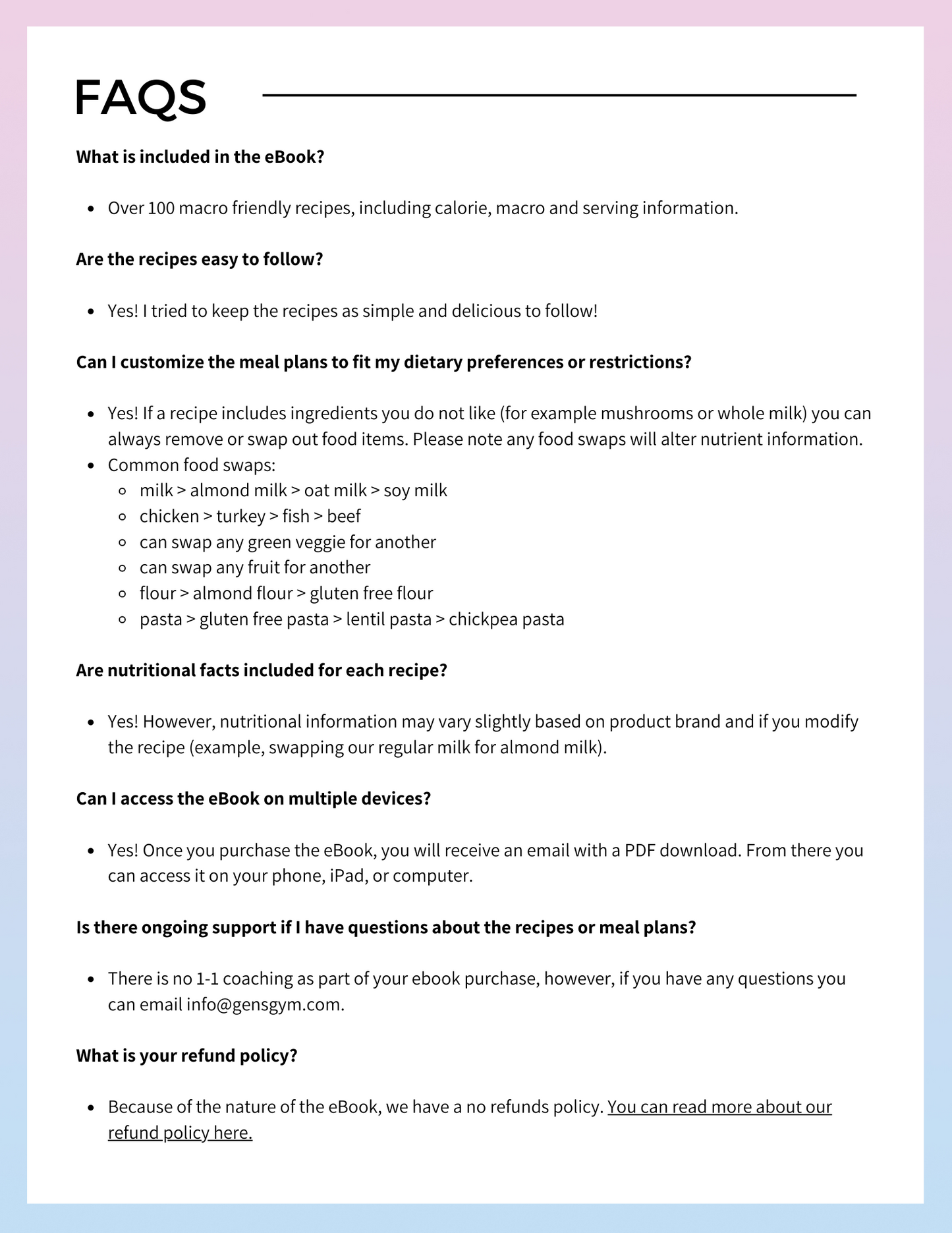 The Balanced Fit Girl Recipe Book