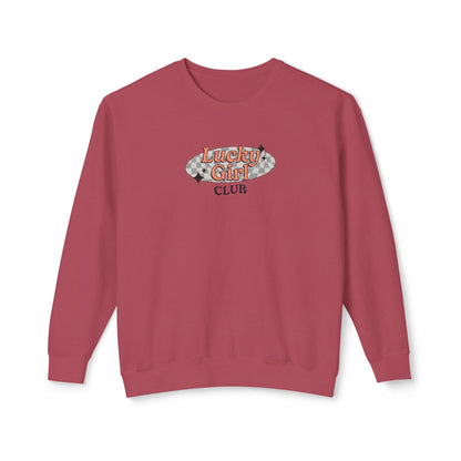 Lucky Girl Club Comfort Colors Lightweight Sweatshirt