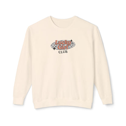 Lucky Girl Club Comfort Colors Lightweight Sweatshirt