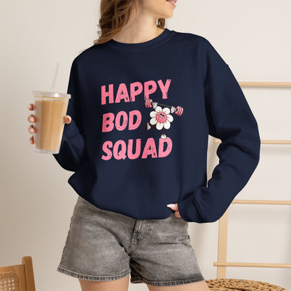 Happy Bod Squad Crewneck Sweatshirt