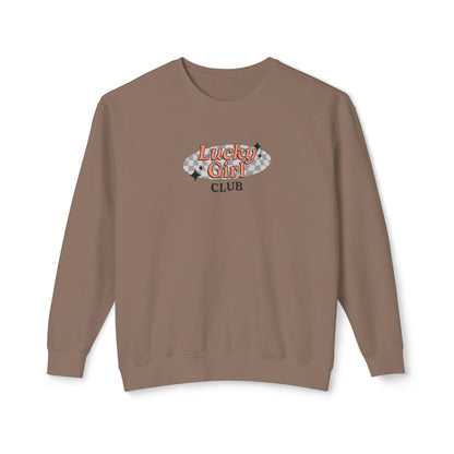 Lucky Girl Club Comfort Colors Lightweight Sweatshirt