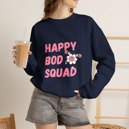 Happy Bod Squad Crewneck Sweatshirt
