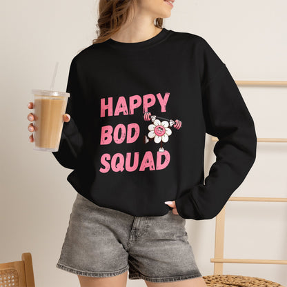 Happy Bod Squad Crewneck Sweatshirt