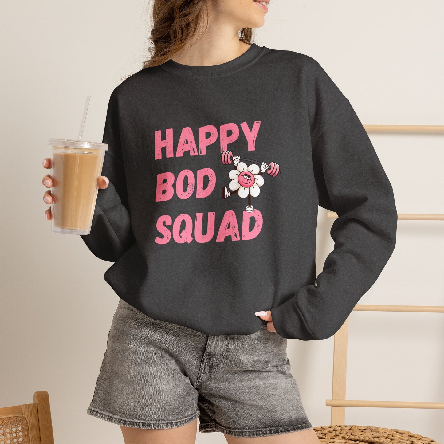 Happy Bod Squad Crewneck Sweatshirt